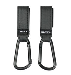 Dooky barnvagnskrok liten 2-pack, svart