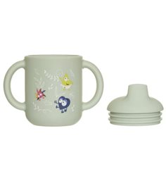 Babblarna silikonmugg med lock