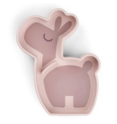 Done by Deer stick&stay snackstallrik Lalee, rosa