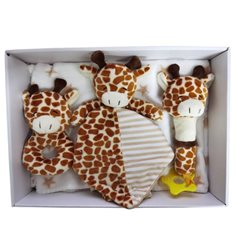Carlobaby presentkit filt & leksaker, giraff