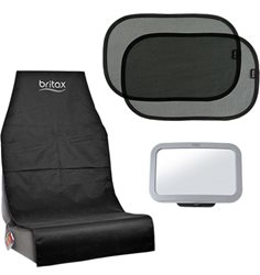 Britax tillbehörspaket bil (spegel, spark- & solskydd)