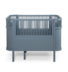 Sebra växasäng baby & jr, forest lake blue