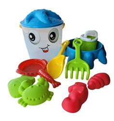 Suntoy hinkset bläckfisk 10-delars, blå