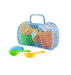 Suntoy sandset i väska blå, 9 delar