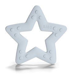 BIBS bitleksak stjärna, babyblå