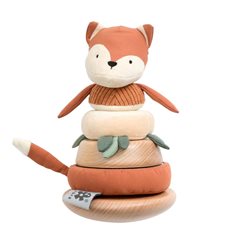 Sebra gung- och stapelleksak, Sparky fox tail