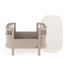 Sebra docksäng inkl madrass, jetty beige