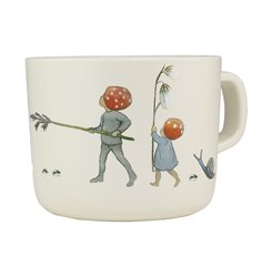 Rätt Start mugg med handtag, Elsa Beskow Tomtebobarnen