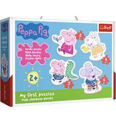 Trefl babypussel 4-i-1, Peppa Pig