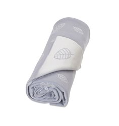 Vinter&Bloom filt Nordic Leaf EKO, gentle blue
