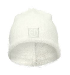 Elodie Details furry knit beanie vanilla white, 0-6 mån