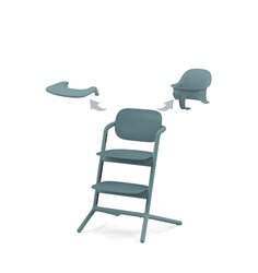 Cybex Lemo 3in1 matstol/babyset/bricka, stone blue