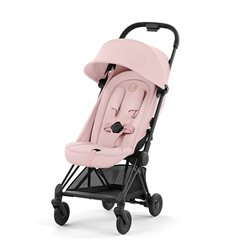 Cybex Coya sulky, matt black/peach pink