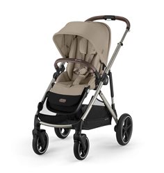 Cybex Gazelle S sittvagn, almond beige/taupe chassi