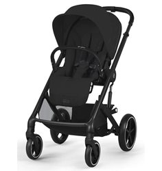 Cybex Balios S Lux sittvagn 2024, moon black/svart chassi