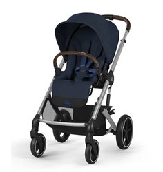 Cybex Balios S Lux sittvagn 2024, ocean blue/silvrigt chassi