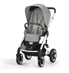 Cybex Talos S Lux sittvagn, stone grey/silvrigt chassi