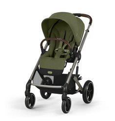 Cybex Balios S Lux sittvagn 2024, moss green/taupe chassi