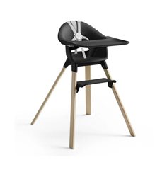 Stokke Clikk matstol, black natural