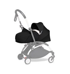 Babyzen Yoyo färgklädsel med liggbas 0+, black