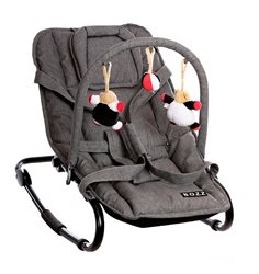 Bozz babysitter basic, grå melange