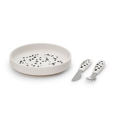 Elodie Details servis i silikon 3 delar, dalmatian dots