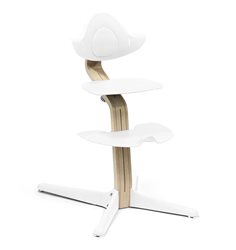 Stokke Nomi matstol natur, white