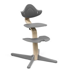 Stokke Nomi matstol natur, grey