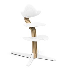 Stokke Nomi matstol ek, white