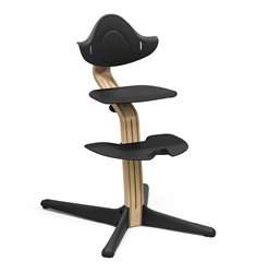 Stokke Nomi matstol ek, black