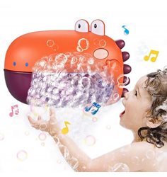 Carlobaby baddinosaurie med bubblor och musik