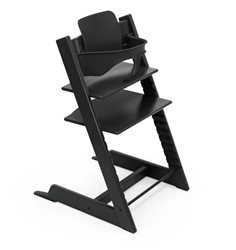 Stokke Tripp Trapp matstolspaket med babyset, svart