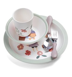 Sebra melamin servis 5 delar, pixie land