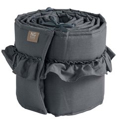 NG Baby spjälskydd vagga, MOOD volang graphite