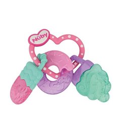 Nuby bitleksak IcyBite sötsaker, rosa/turkos/lila