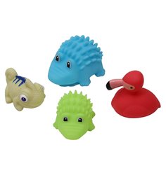 Rätt Start badleksaker exotiska djur, 4-pack