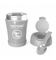 Twistshake mattermos 350 ml, grå pastell