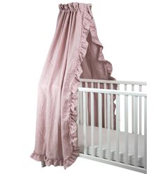 NG Baby sänghimmel med volang, MOOD rose