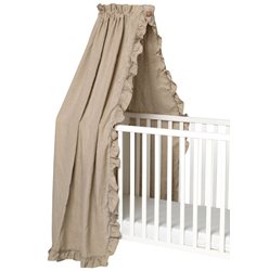 NG Baby sänghimmel med volang, MOOD natural