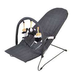2ME babysitter Kajsa med lekbåge, black
