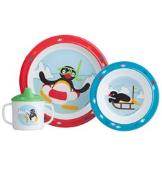 Rätt Start barnservis 3 delar, Pingu
