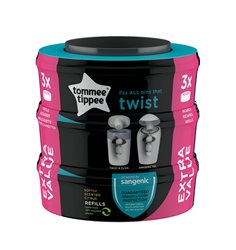 Sangenic Twist refill kassett 3-pack
