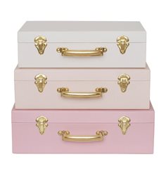 Jabadabado koffert 3-pack, rosa