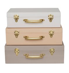 Jabadabado koffert 3-pack, beige