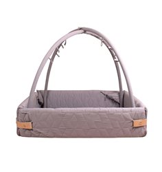 Filibabba aktivitetsnest soft quilt EKO, mörkgrå