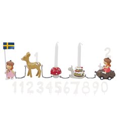 KIDS by FRIIS födelsedagståg inkl siffror, skogstomtar