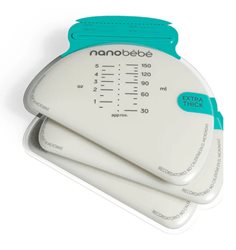 Nanobebe bröstmjölkspåsar 50-pack
