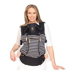 LILLEbaby bärsele Complete All Seasons, black of the same stripes