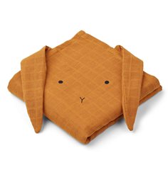 Liewood muslinfilt Hannah 2-pack, rabbit mustard