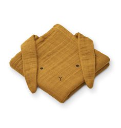 Liewood muslinfilt Hannah 2-pack, rabbit golden caramel